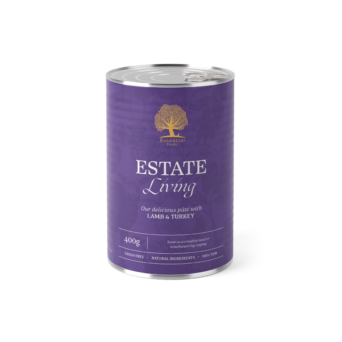 ESSENTIAL Estate Living, XS-XL, Miel și Curcan, conservă hrană umedă fără cereale câini, (pate), 400g
