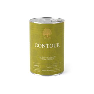 ESSENTIAL Contour, XS-XL, Rață și Pui, conservă hrană umedă fără cereale câini senior, obezitate, (pate), 400g