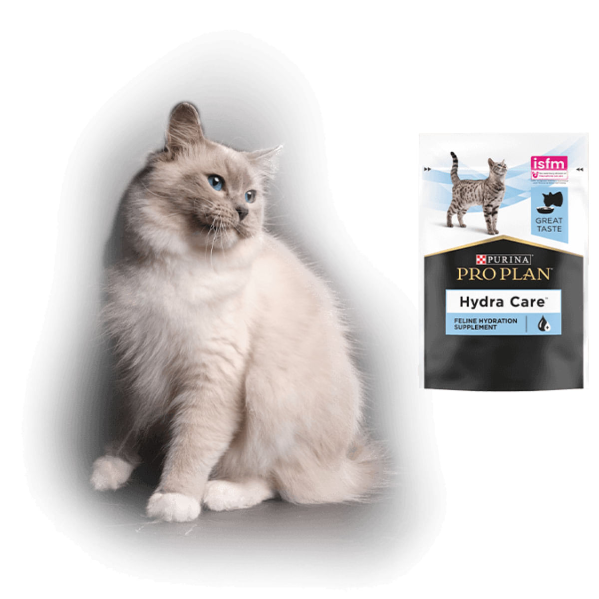 PURINA Pro Plan Hydra Care, Somon, plic hrană umedă pisici, sistem urinar, (topping), 75g x 10buc