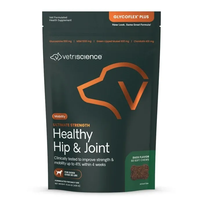 VETRI SCIENCE GlycoFlex Stage 3, Bite-sized Chews, suplimente articulare caini VETRI SCIENCE GlycoFlex Stage 3 SCW, Bite-sized Chews, suplimente articulare câini, 60cpr masticabile