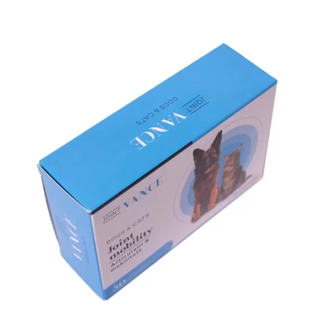 VANCE Joint Mobility articulații & mobilitate, supliment sistem articular câini și pisici, comprimate masticabile VANCE Joint Mobility articulații & mobilitate, XS-XL, supliment sistem articular câini și pisici, cutie, 30 comprimate masticabile