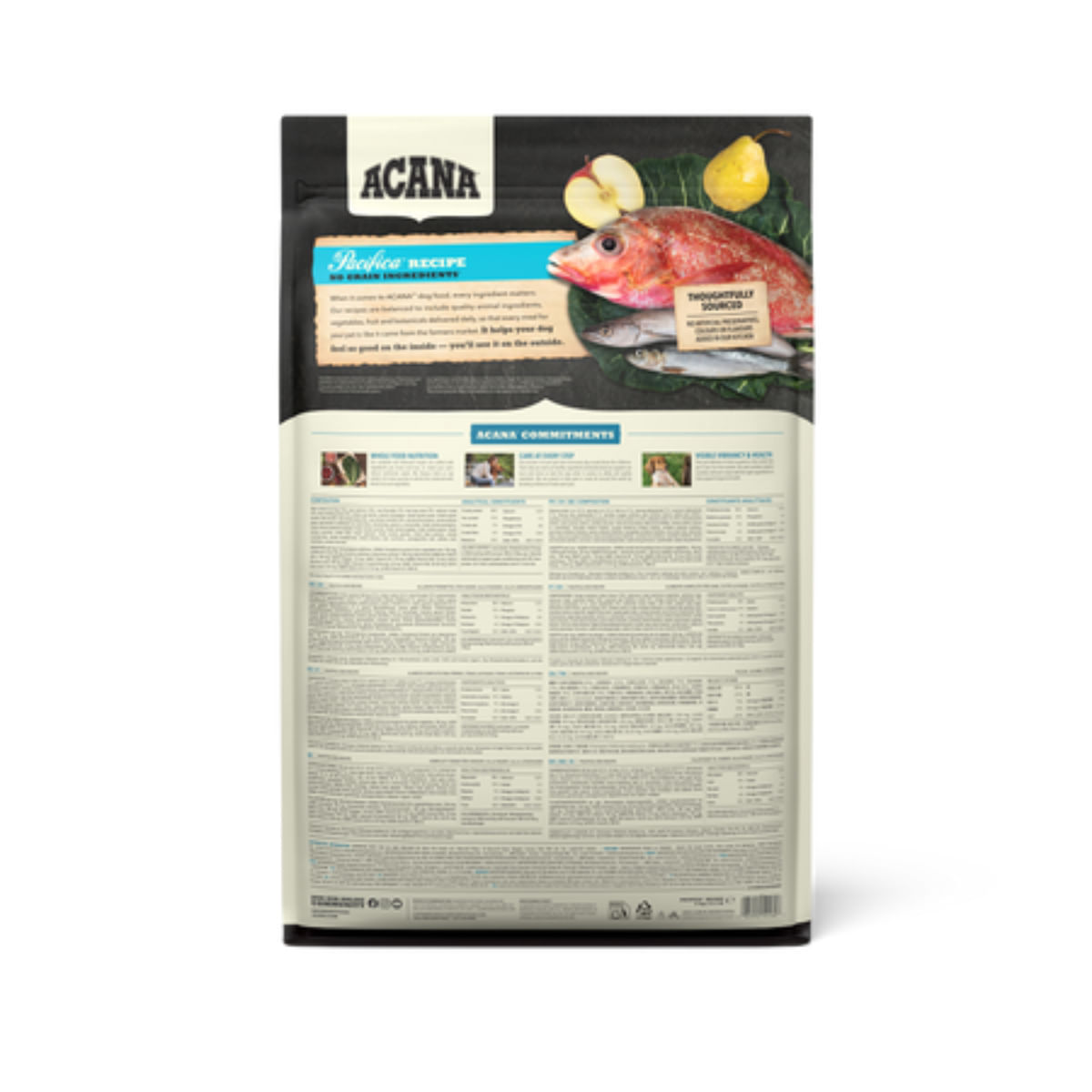 ACANA Highest Protein Pacifica, XS-XL, Hering și Macrou, hrană uscată fără cereale câini, 11.4kg