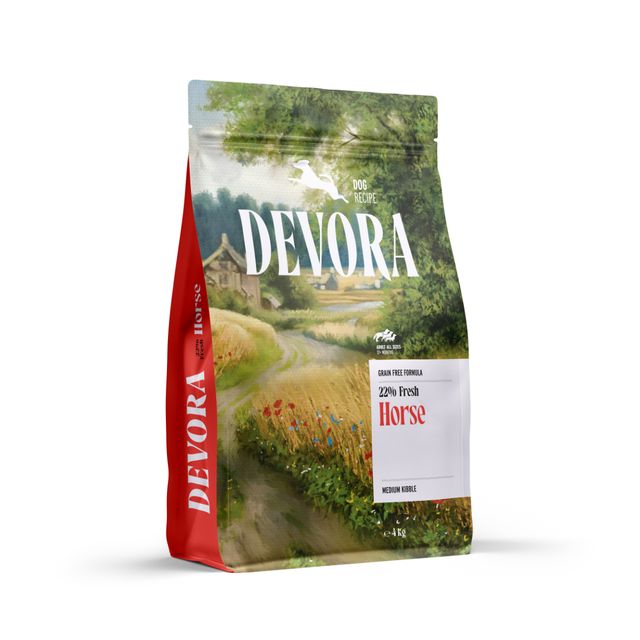DEVORA Monoprotein, XS-XL, Cal, hrană uscată monoproteică fără cereale câini, 4kg