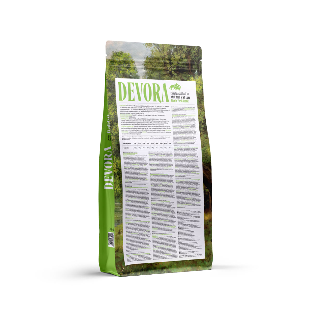 DEVORA Monoprotein, XS-XL, Iepure, hrană uscată monoproteică fără cereale câini, 12kg