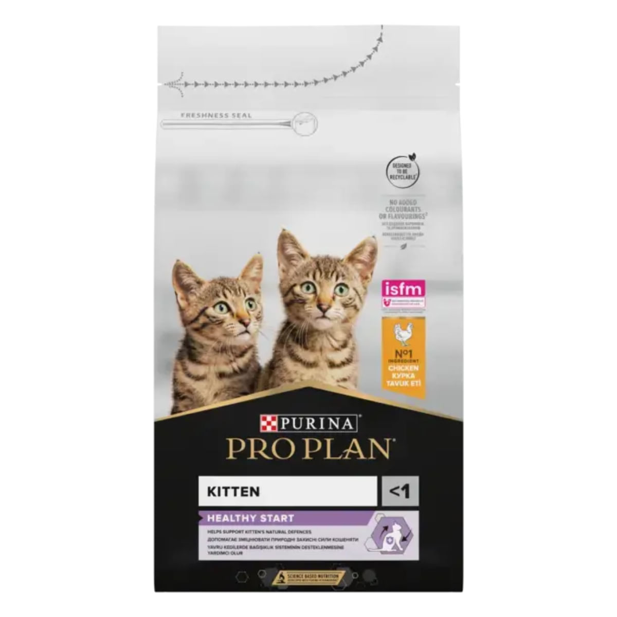 PURINA Pro Plan Healthy Start Kitten, Pui, hrană uscată pisici junior, 1.5kg
