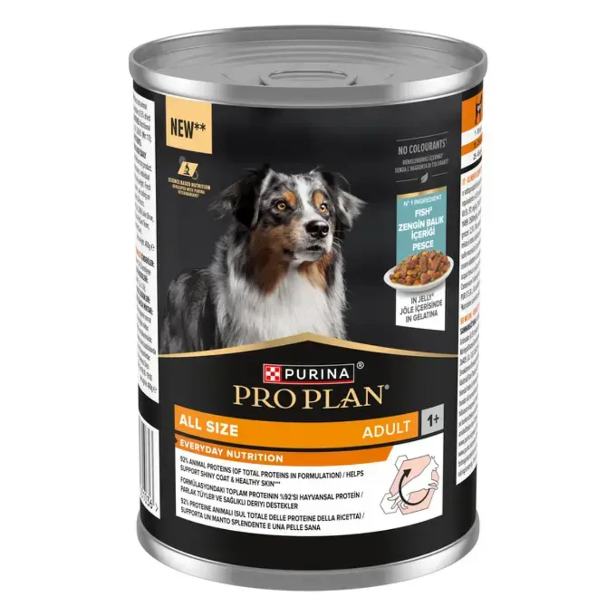 PURINA Pro Plan Everyday Nutrition, XS-XL, Pește, conservă hrană umedă câini, (în aspic), 400g