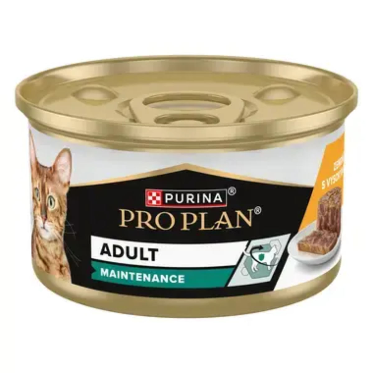 PURINA Pro Plan Adult Maintenance, Pui, conservă hrană umedă pisici, (pate), 85g x 24buc