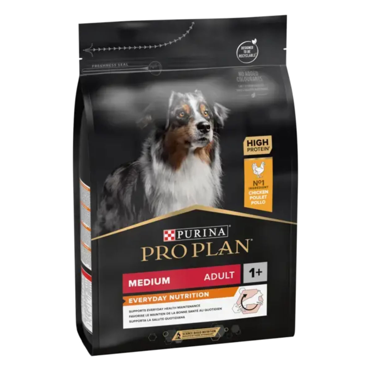 PURINA Pro Plan Everyday Nutrition Medium Adult, M, Pui, hrană uscată câini, 10kg
