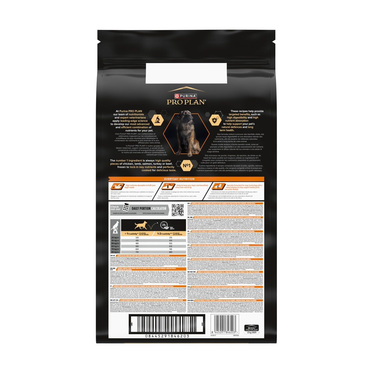 PURINA Pro Plan Everyday Nutrition Large Robust, L-XL, Pui, hrană uscată câini, 10kg