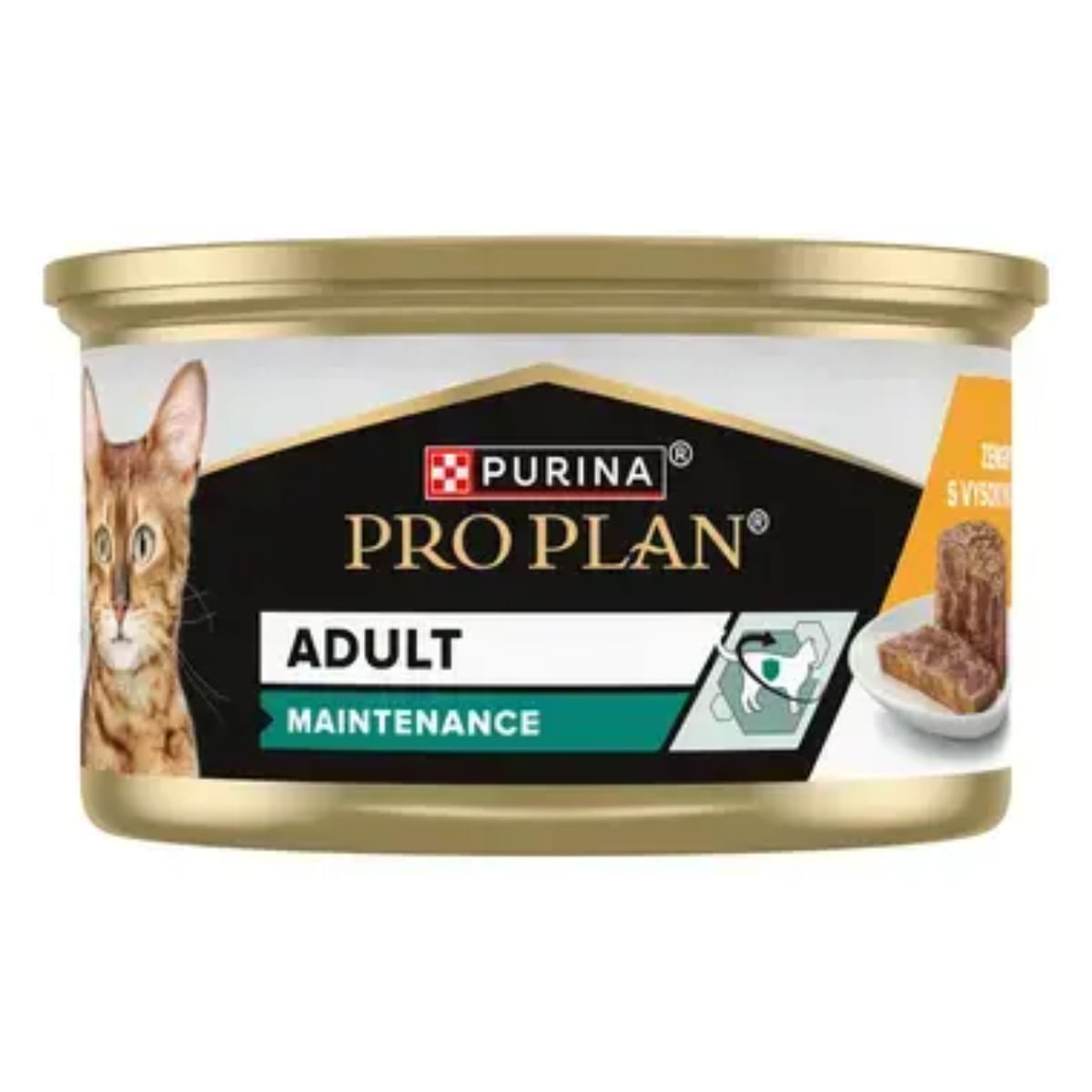 PURINA Pro Plan Adult Maintenance, Pui, conservă hrană umedă pisici, (pate), 85g x 24buc