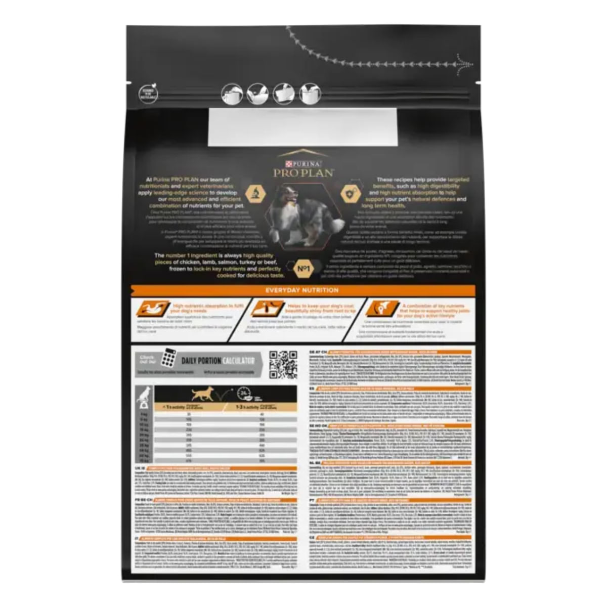 PURINA Pro Plan Everyday Nutrition Medium Adult, M, Pui, hrană uscată câini, 10kg
