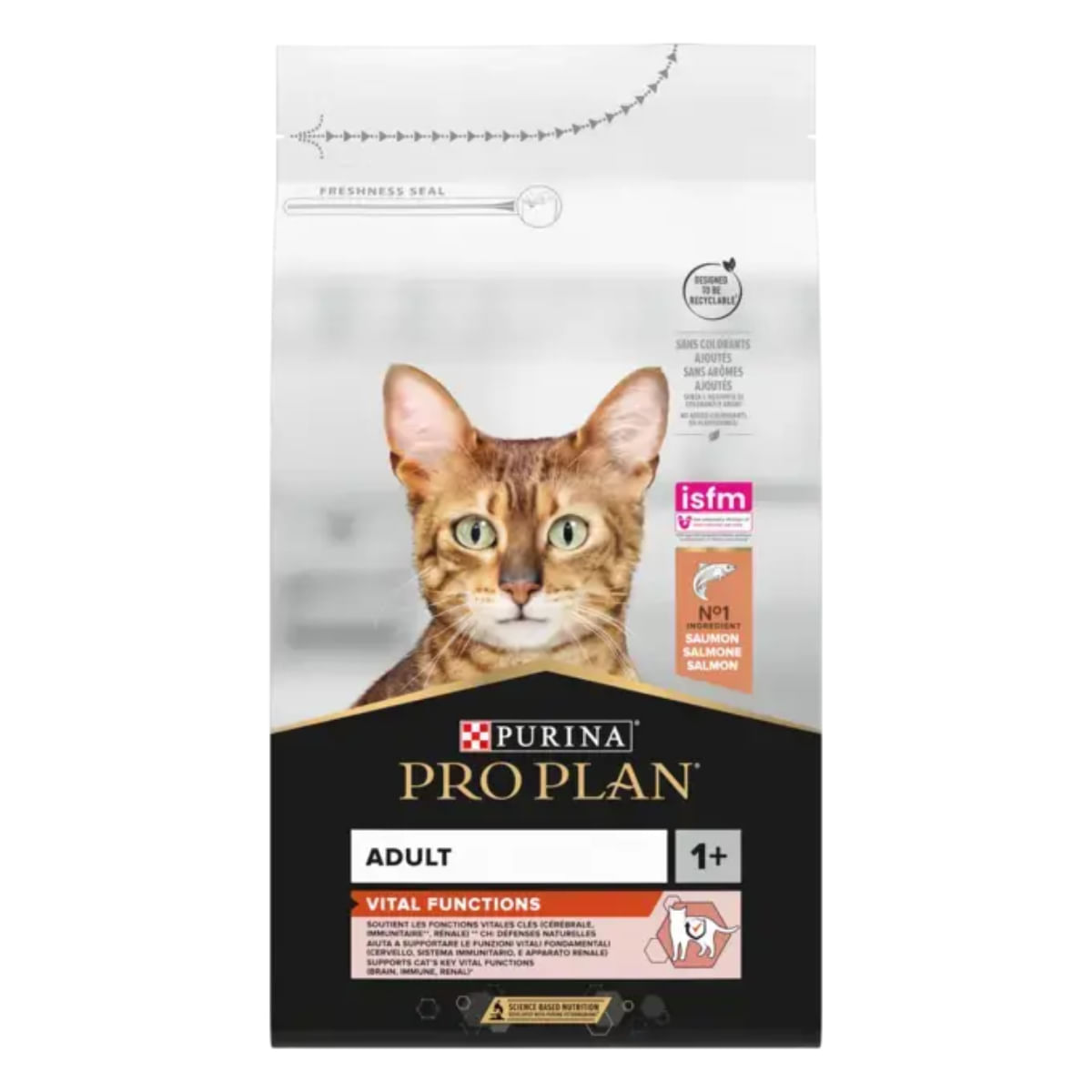 PURINA Pro Plan Vital Functions Adult 1+, Somon, hrană uscată pisici, 1.5kg