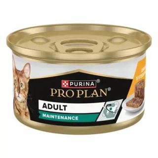 PURINA Pro Plan Adult Maintenance, Pui, conservă hrană umedă pisici, (pate), 85g