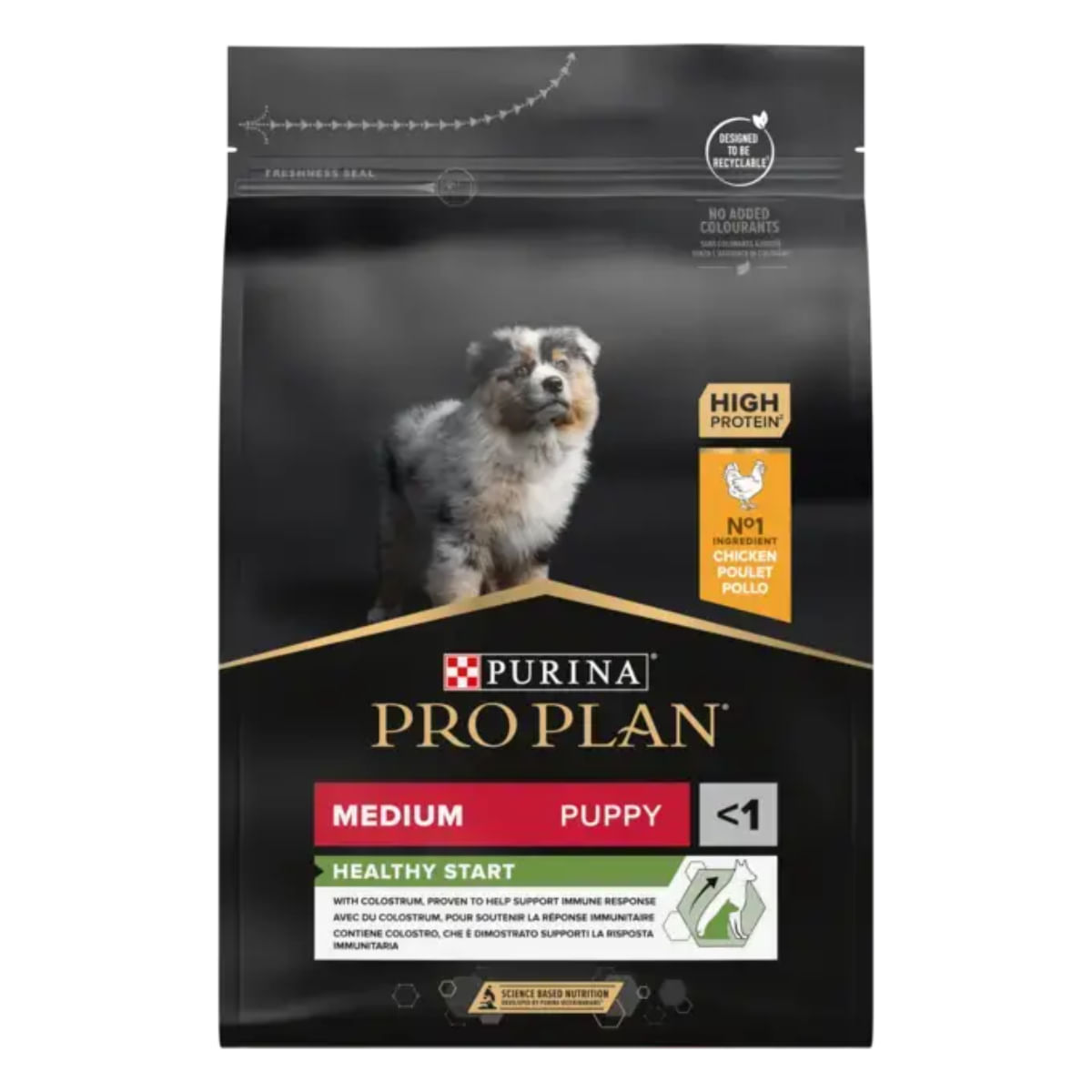 PURINA Pro Plan Healthy Start Medium Puppy, M, Pui, hrană uscată câini junior, 12kg