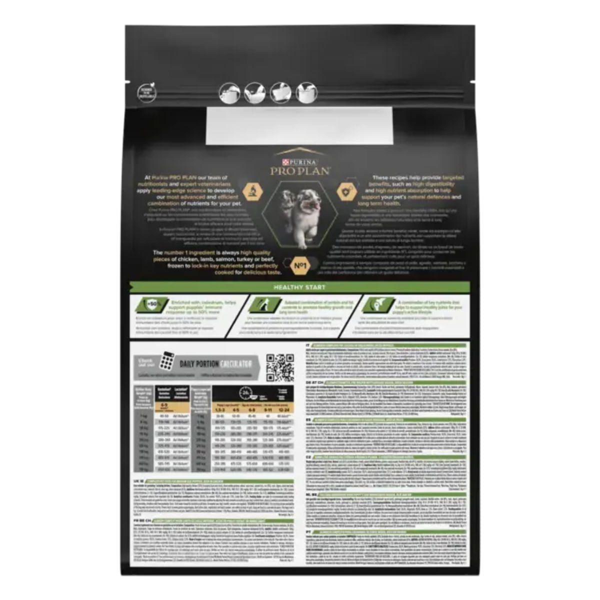 PURINA Pro Plan Healthy Start Medium Puppy, M, Pui, hrană uscată câini junior, 12kg