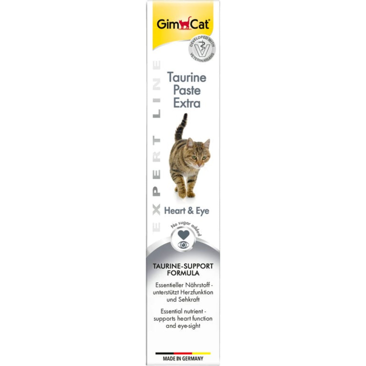 GIMCAT Taurine Paste, tub recompense funcționale pisici, (topping), 50g