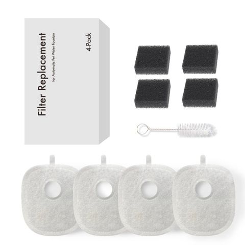 SHAW Set 4 filtre Shaw PRO V3, filtre fântână câini și pisici, 4buc
