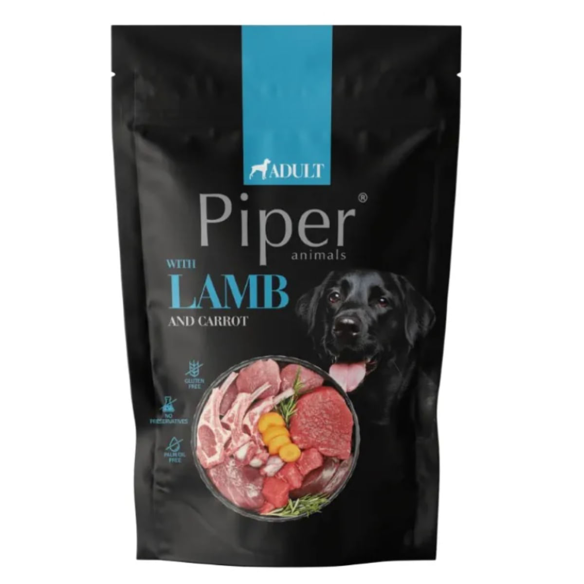 PIPER Animals, XS-XL, Miel și Morcov, plic hrană umedă câini, (în aspic), 500g