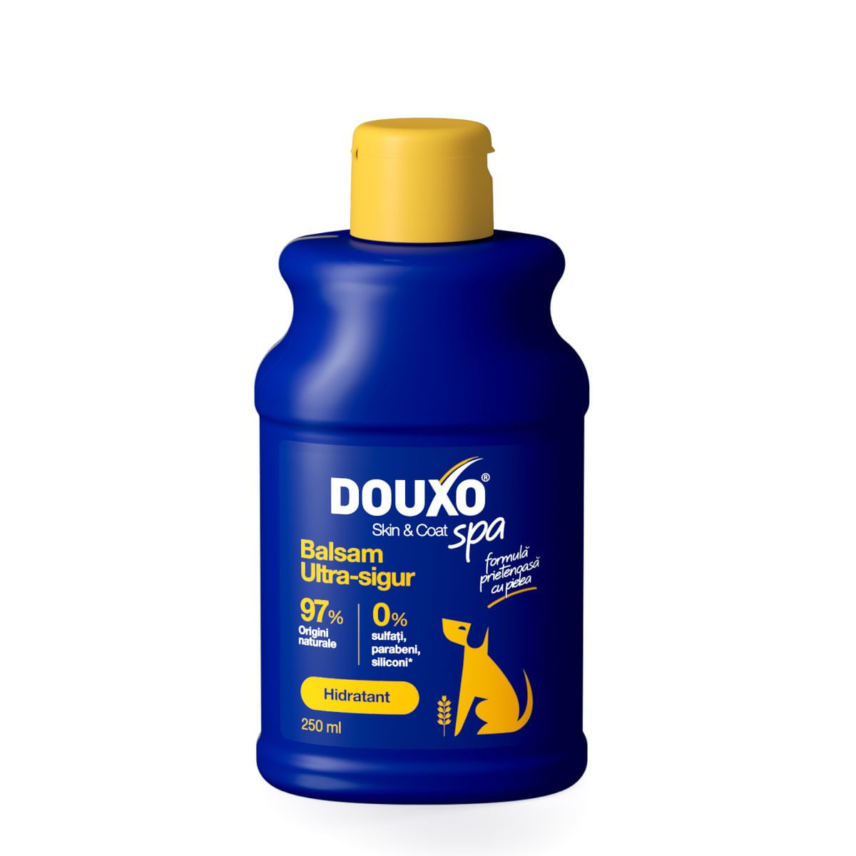 DOUXO SPA Conditioner Oatmeal, balsam câini, hidratant, descâlcirea blănii, Vanilie și Nucă de cocos, flacon, 250ml