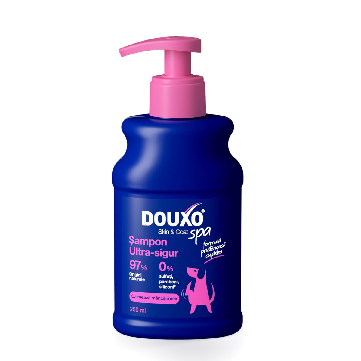 DOUXO SPA Itch Soothing, șampon câini, anti-mâncărime, calmant, Vanilie și Nucă de cocos, flacon, 250ml - imagine 2
