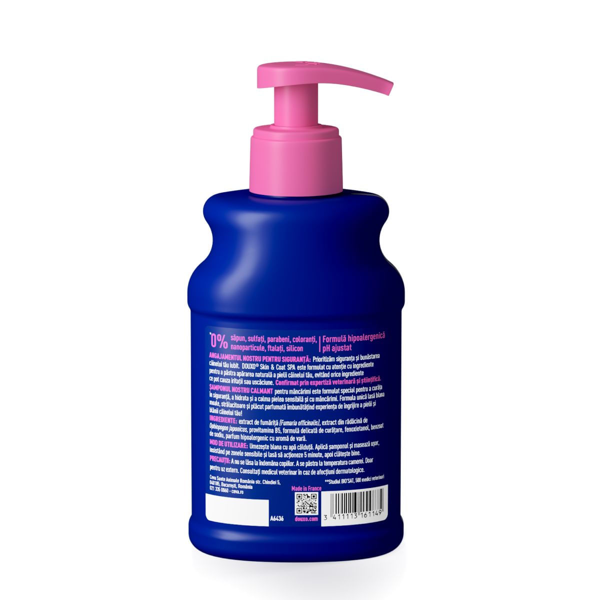 DOUXO SPA Itch Soothing, șampon câini, anti-mâncărime, calmant, Vanilie și Nucă de cocos, flacon, 250ml - imagine 10