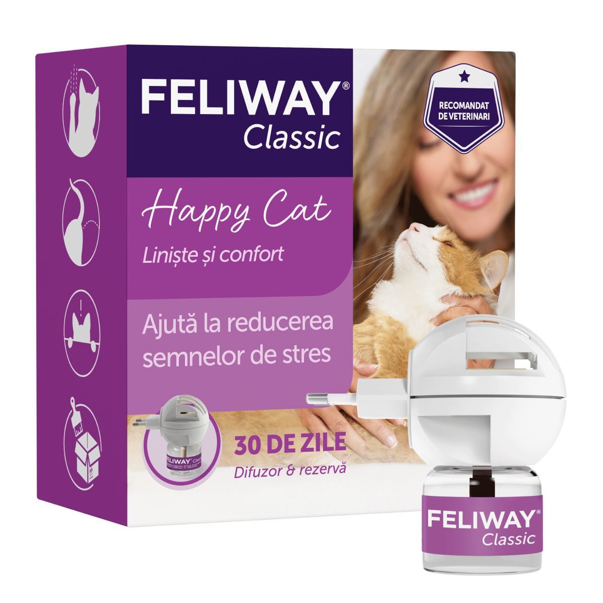 Feliway Diffuser Anti Stres Pentru Pisici, 48 ml