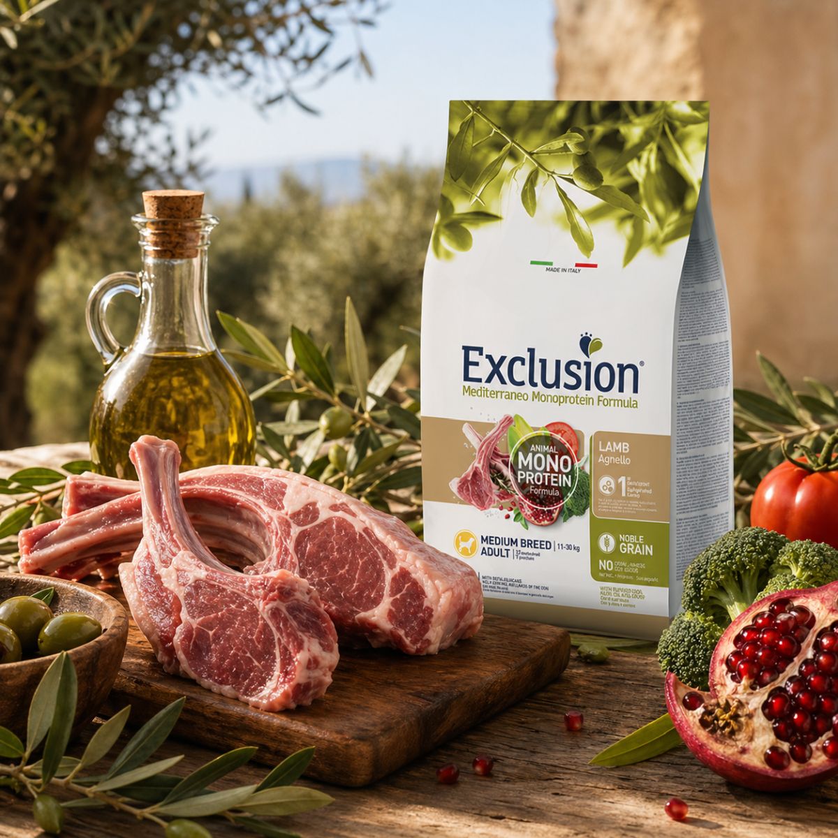 EXCLUSION Mediterraneo Monoprotein Formula Small Breed, XS-S, Miel și Orez, hrană uscată monoproteică câini, 2kg - imagine 7