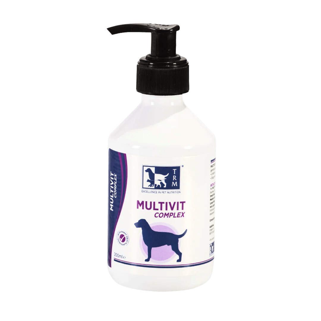 TRM Multivit Complex, multivitamine câini, suspensie orală TRM Multivit Complex, XS-XL, multivitamine câini, flacon, 200ml suspensie orală