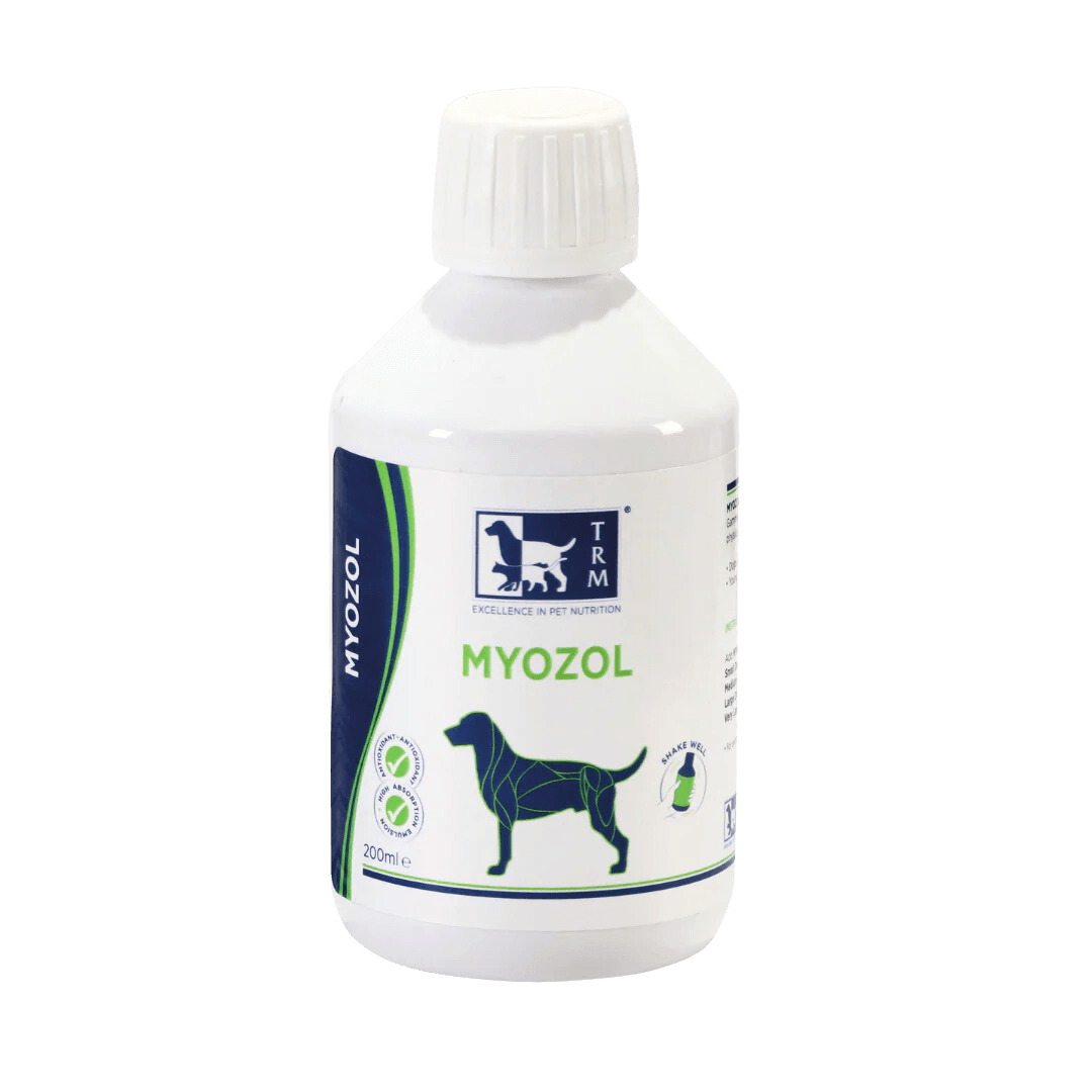 TRM Myozol, multivitamine câini, ulei TRM Myozol, XS-XL, multivitamine câini, flacon, 200ml ulei