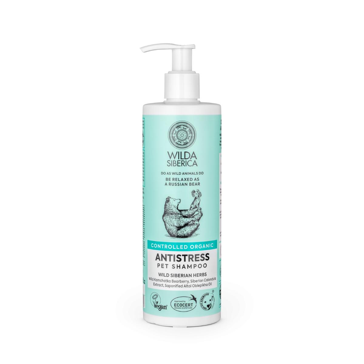 WILDA SIBERICA Antistress, șampon câini și pisici, anti-mâncărime, calmant, flacon, 400ml