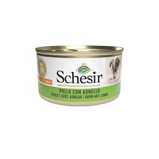 SCHESIR Complementary Adult Small, XS-S, Pui și Miel, conservă hrană umedă câini, (în aspic), 85g