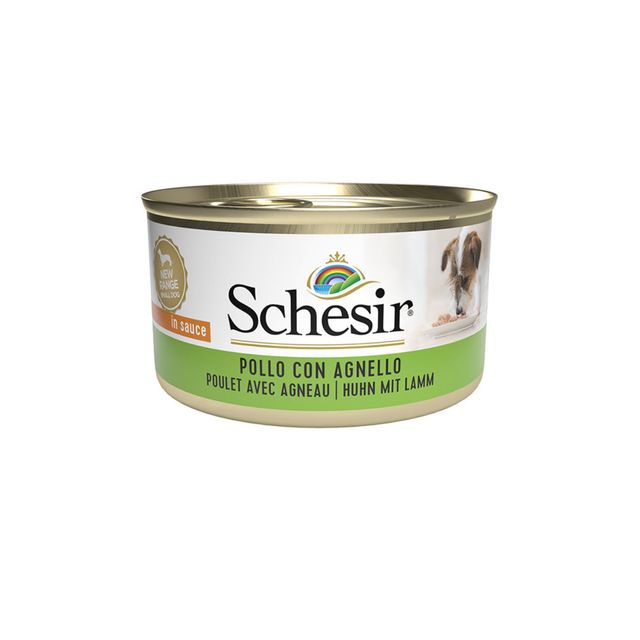 SCHESIR Complementary Adult Small, XS-S, Pui și Miel, conservă hrană umedă câini, (în aspic), 85g