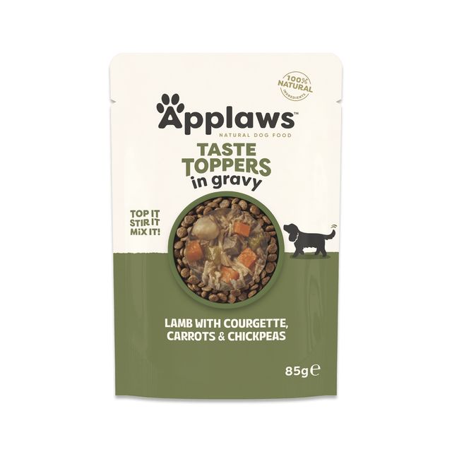 APPLAWS Taste Toppers, XS-XL, Miel și Zucchini, plic hrană umedă fără cereale câini, (în sos), 85g