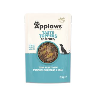 APPLAWS Taste Toppers, XS-XL, Ton și dovleac, plic hrană umedă fără cereale câini, (în supă), 85g