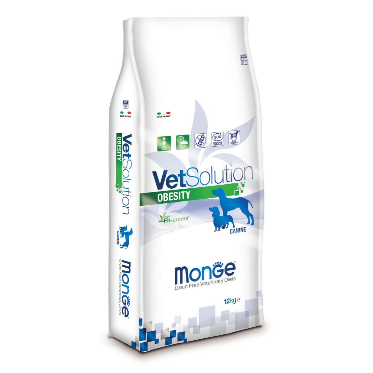 MONGE VETSOLUTION Obesity, XS-XL, Pui, dietă veterinară, hrană uscată fără cereale câini, obezitate, 12kg