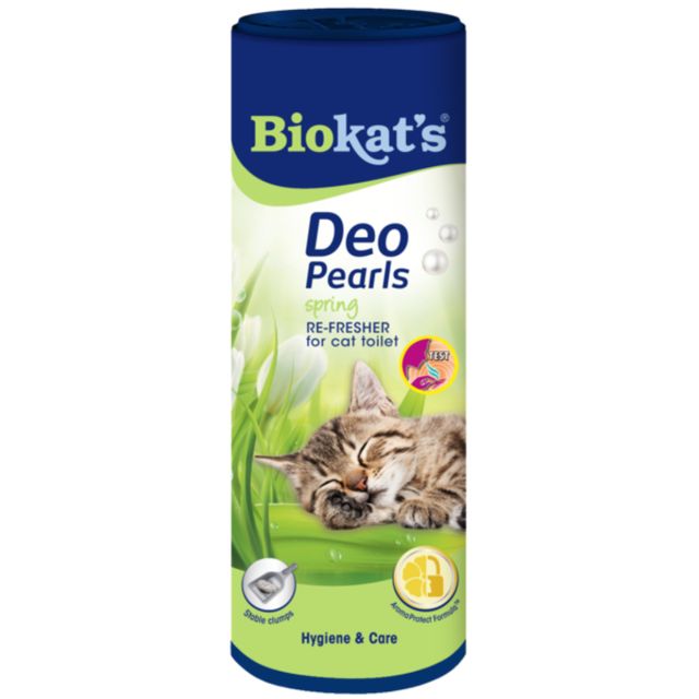 BIOKAT'S Deo Pearls Spring, odorizant litieră pisici, Floral, 700g
