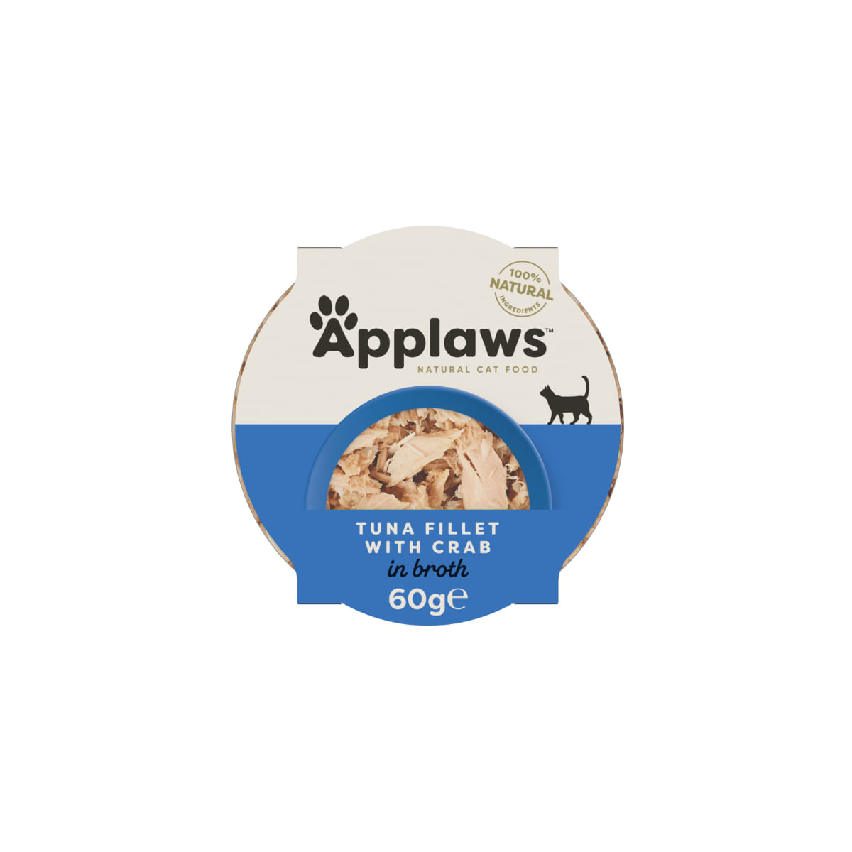 APPLAWS File, Ton și Crab, bol hrană umedă pisici, (în supă), 60g APPLAWS File, Ton și Crab, bol hrană umedă pisici, (în supă), bax, 60g x10buc