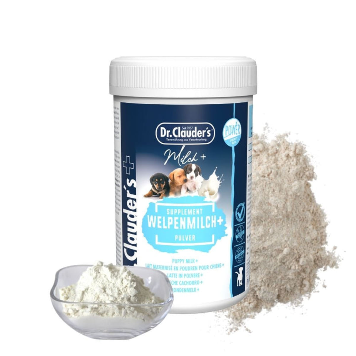 DR. CLAUDER'S Pro Life Puppy Milk, XS-XL, flacon înlocuitor lapte matern câini junior, 450g
