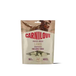 CARNILOVE Freeze Dried, XS-XL, Miel, punguță recompense fără cereale câini, 60g
