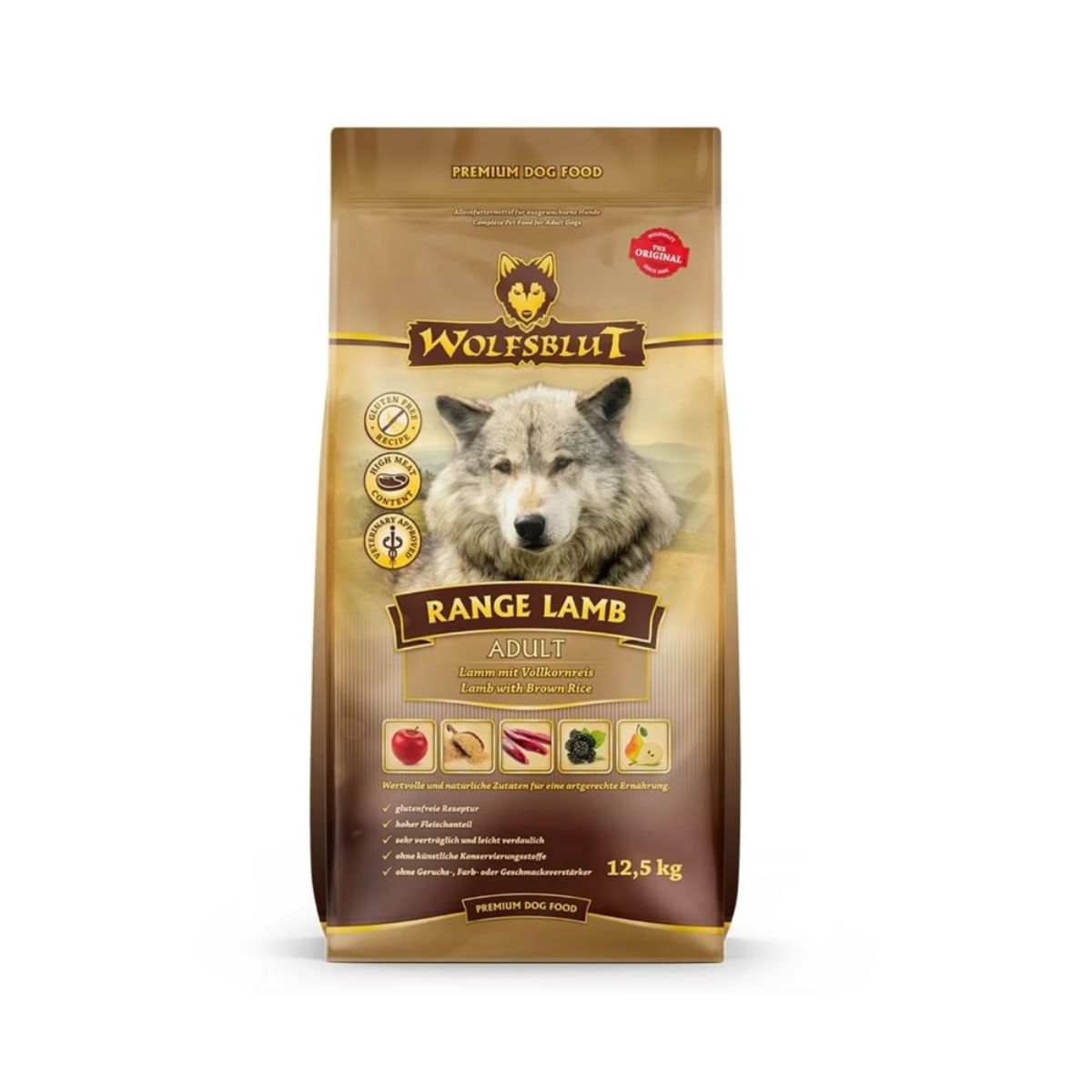 WOLFSBLUT Range, XS-XL, Miel, hrană uscată câini, 12.5kg